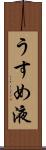 うすめ液 Scroll