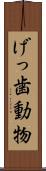 げっ歯動物 Scroll