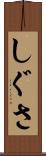 しぐさ Scroll