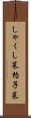 しゃくし菜 Scroll
