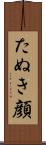たぬき顔 Scroll