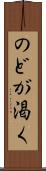 のどが渇く Scroll