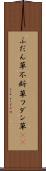ふだん草 Scroll