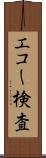 エコー検査 Scroll