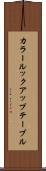 カラールックアップテーブル Scroll