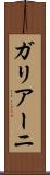ガリアーニ Scroll