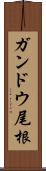 ガンドウ尾根 Scroll