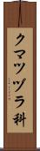 クマツヅラ科 Scroll