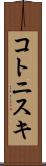 コトニスキ Scroll
