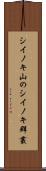 シイノキ山のシイノキ群叢 Scroll