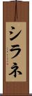 シラネ Scroll