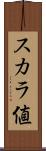 スカラ値 Scroll