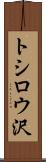 トシロウ沢 Scroll