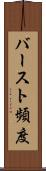 バースト頻度 Scroll