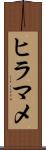 ヒラマメ Scroll