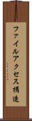 ファイルアクセス構造 Scroll