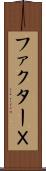 ファクターＸ Scroll