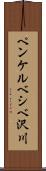 ペンケルベシベ沢川 Scroll