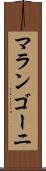 マランゴーニ Scroll