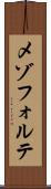 メゾフォルテ Scroll