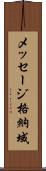メッセージ格納域 Scroll