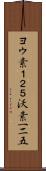 ヨウ素１２５ Scroll