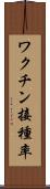 ワクチン接種率 Scroll
