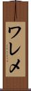 ワレメ Scroll