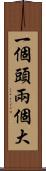 一個頭兩個大 Scroll
