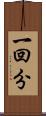 一回分 Scroll