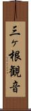 三ヶ根観音 Scroll
