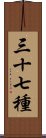 三十七種 Scroll