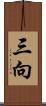 三向 Scroll