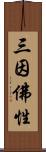 三因佛性 Scroll