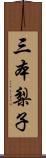 三本梨子 Scroll
