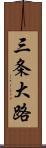 三条大路 Scroll