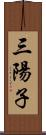 三陽子 Scroll