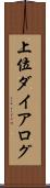 上位ダイアログ Scroll