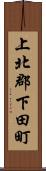 上北郡下田町 Scroll