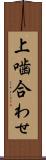 上噛合わせ Scroll