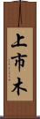 上市木 Scroll
