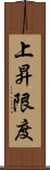 上昇限度 Scroll