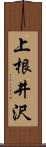 上根井沢 Scroll