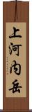 上河内岳 Scroll