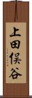 上田俣谷 Scroll
