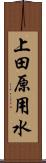 上田原用水 Scroll