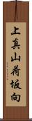 上真山荷坂向 Scroll