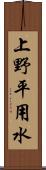 上野平用水 Scroll