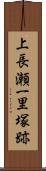 上長瀬一里塚跡 Scroll