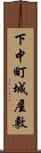 下中町城屋敷 Scroll